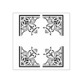 クロスビクトリアンアートスタンプ ラバースタンプ (インプリント)