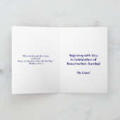 クロスビクトリアンイースターカード シーズンカード (内部)