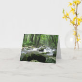 クロスビークリーク素晴らしスモーキーマウンテンズナショナルパーク カード (黄色い花)