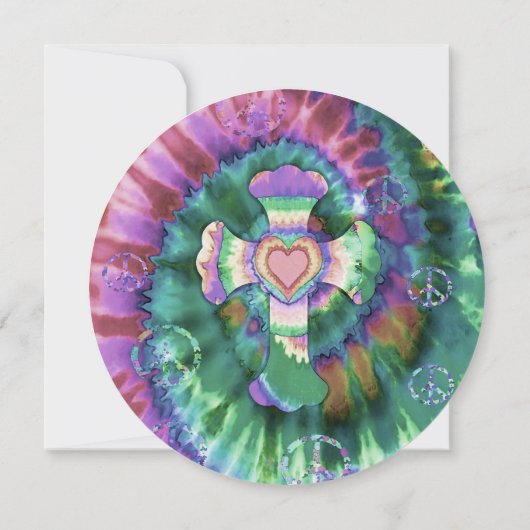 クロスピンク色の種類 招待状 (裏面)