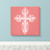 クロスファンシーデザイン4号 キャンバスプリント (インサイチュ (ウッドフロア))