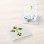 クロスファンシー ガラスコースター (アングル)