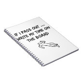 クロスフィットインスパイアノベルティおもしろい ノートブック (右側)