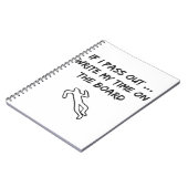 クロスフィットインスパイアノベルティおもしろい ノートブック (左側)