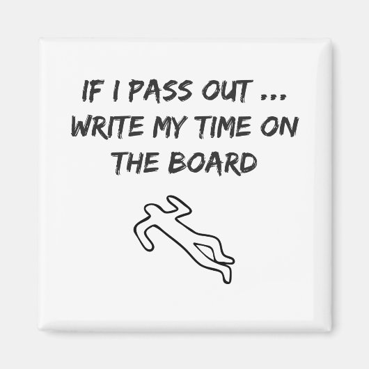 クロスフィットインスパイアノベルティおもしろい マグネット (正面)