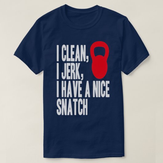 クロスフィット重量挙げ Tシャツ (デザイン正面)