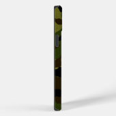 クロスフェイクグリーン迷彩柄パターン軍隊背景 Case-Mate iPhoneケース (裏面 / 右)