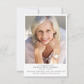 クロスフォトメモリアル悔やみや弔慰葬儀 サンキューカード (正面)