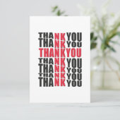 クロスフラットカードありがとう サンキューカード (スタンド正面)