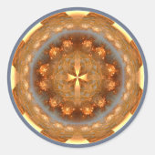 クロスブライトラウンドオーナメント ラウンドシール (正面)