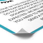 クロスブルーハート障害免疫システム ポスター (角)