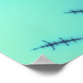 クロスヘアカーソル – フラクタルポスター ポスター (角)