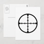 クロスヘア射撃、 発砲 ポストカード (正面/裏面)