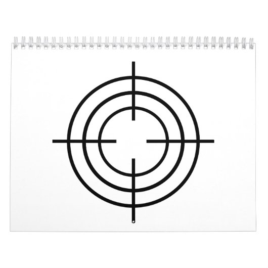 クロスヘア銃 カレンダー (カバー)