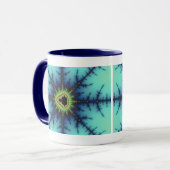 クロスヘア-フラクタルのマグ マグカップ (正面左)