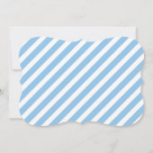 クロスベビー台車 | ブルーボーイバプテスマ招待状 招待状 (裏面)