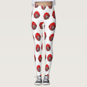 クロスホワイトマルチーズ付き消防士レギンス レギンス (正面)