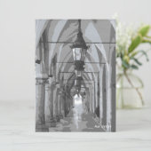 クロスホールクラクフ、ポーランドフラットカード 招待状 (スタンド正面)