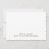 クロスボモダンーイフォトバプティスマカスタム招待状 招待状 (裏面)