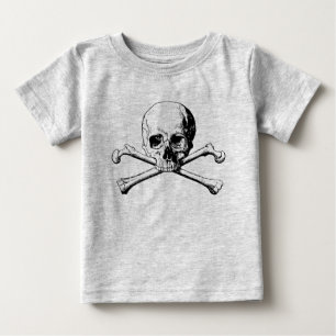 クロスボーンスカル ベビーTシャツ