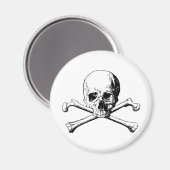 クロスボーンスカル マグネット (正面/裏面)