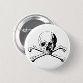 クロスボーンスカル 缶バッジ (正面&裏面)