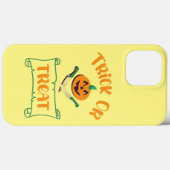 クロスボーンハロウィーンカボチャ顔 Case-Mate iPhoneケース (裏面 (横))