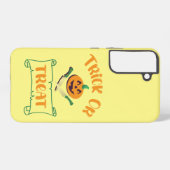 クロスボーンハロウィーンカボチャ顔 SAMSUNG GALAXYケース (裏面横)