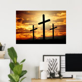 クロスポスター3 ポスター (ホームオフィス)