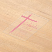 クロスモダンガールズ確認招待状 アクリル招待状 (レイダウン)