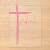 クロスモダンガールズ確認招待状 アクリル招待状 (正面)