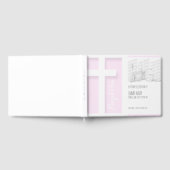 クロスモダンガールフォトバプティスゲストブック ゲストブック (全面)