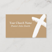 クロスモダンチャーチ牧師 名刺 (正面)
