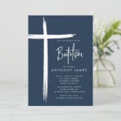 クロスモダンボーイズ洗礼招待状 招待状 (スタンド正面)