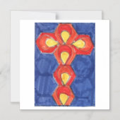 クロスモチーフマグネティックカード マグネット招待状 (正面)