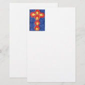 クロスモチーフ文具 便箋 (正面/裏面)