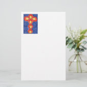 クロスモチーフ文具 便箋 (スタンド正面)