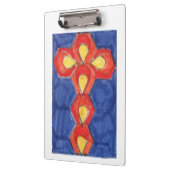 クロスモチーフA4クリップボード クリップボード (左)