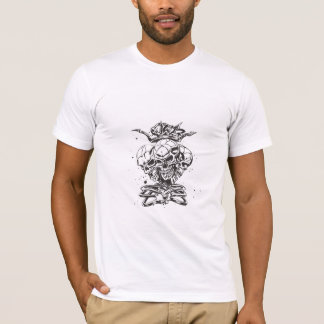 クロスライフル ビンテージ ドクロ グラフィックTシャツ Tシャツ