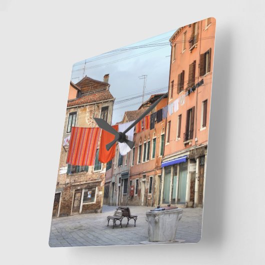 クロスラインズアットカンポルーガ スクエア壁時計 (傾斜)