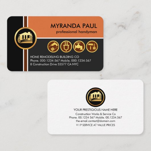 クロスラインズホーム修理 名刺 (正面/裏面)