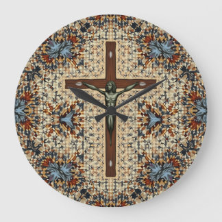 クロスラウンドクロック ラージ壁時計