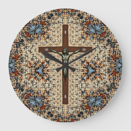 クロスラウンドクロック ラージ壁時計 (正面)