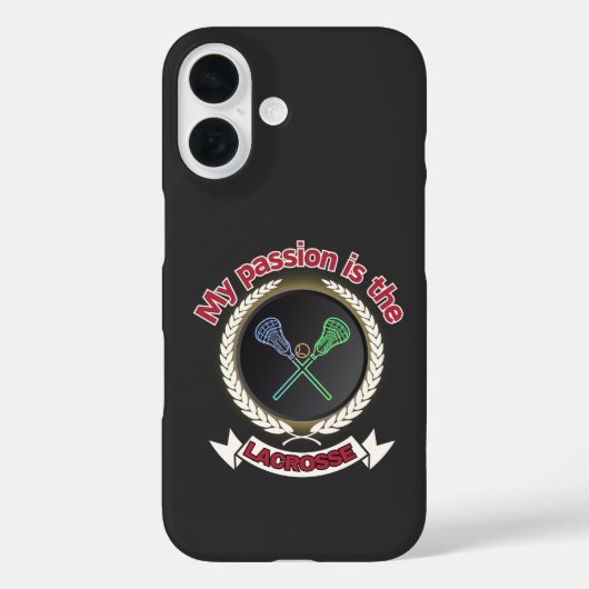 クロスラクロススティックボールパッションスポーツゲーム Case-Mate iPhoneケース (裏面)