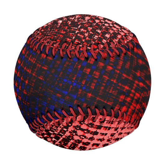 クロスリスクの赤と青 野球ボール (正面)