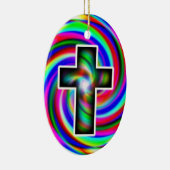 クロスレインボースパイラル セラミックオーナメント (右)