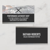 クロスレンチのロゴ |整備士サービス 名刺 (正面/裏面)