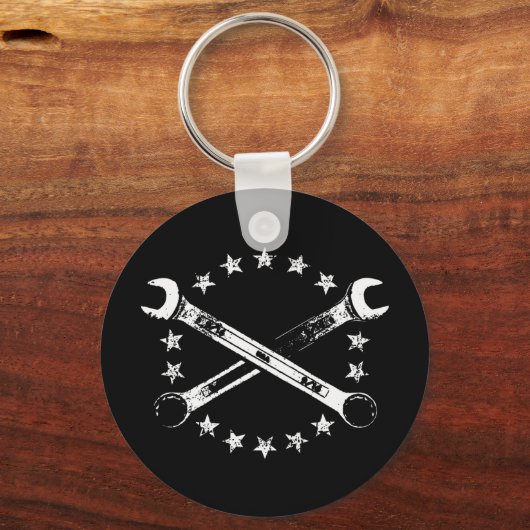 クロスレンチ517 キーホルダー (正面)