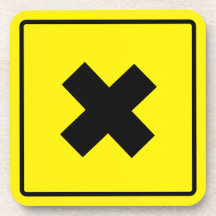 クロスロード懸命プラスチックコースター