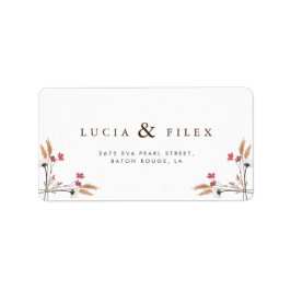 クロスワイルドフラワーアドレスの例 ラベル